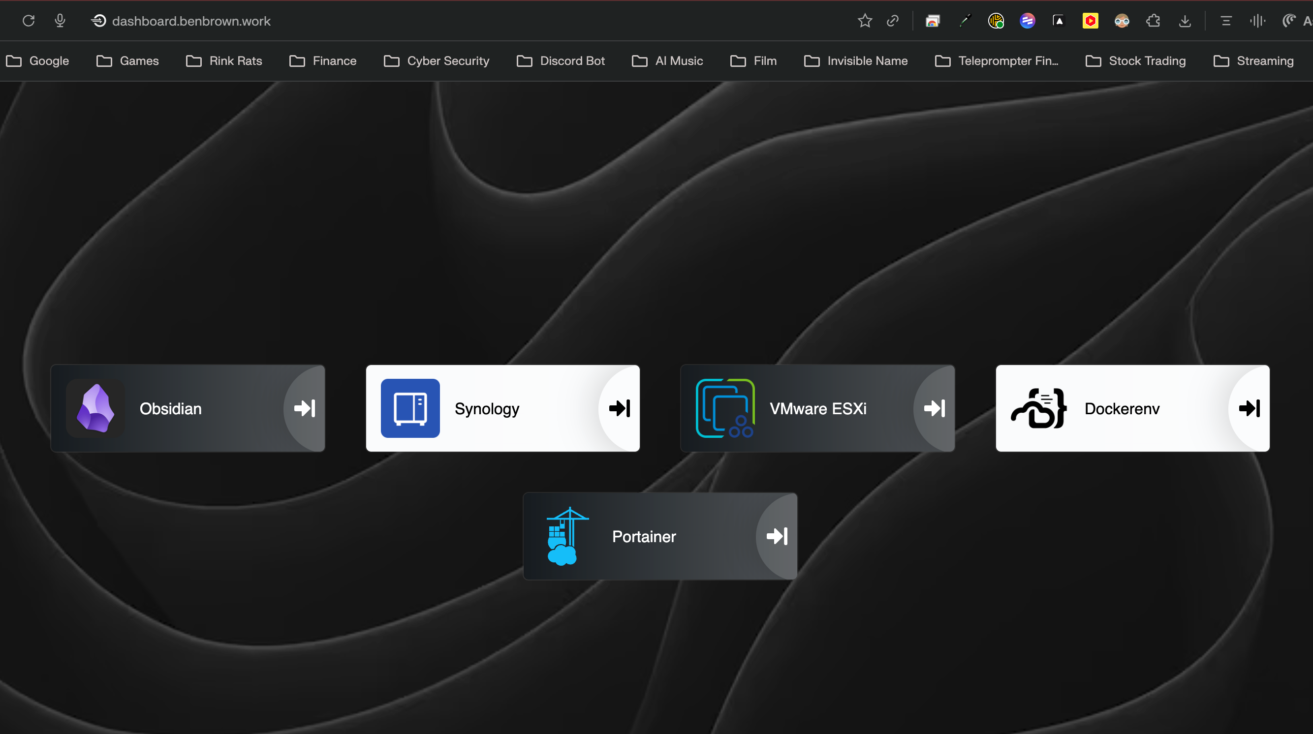 Cloudflare dashboard for remote homelab access